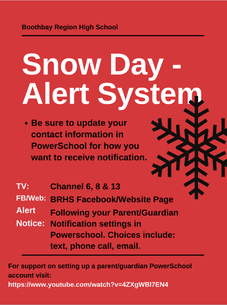 BRHS Snow Day - Alert System