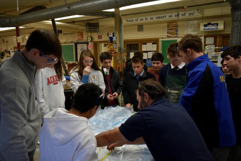 BRHS marine technology class introduces students to composites