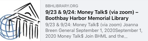 BRHS Students: Money Talk