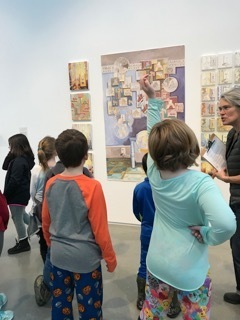 BRES 3rd Graders visit the Center for Maine Contemporary Art (CMCA)