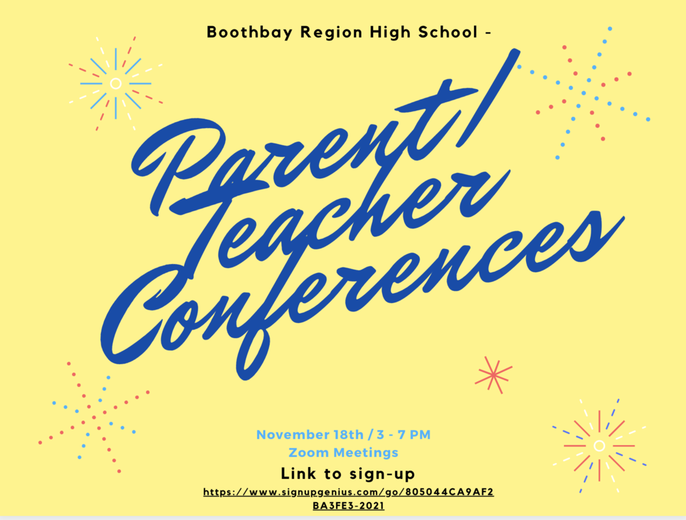 ​BRHS 2021 BRHS Parent Teacher Conferences: