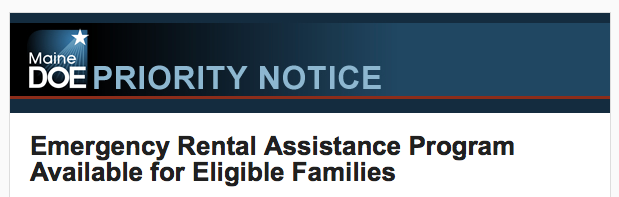 Emergency Rental Assistance Program Available for Eligible Families