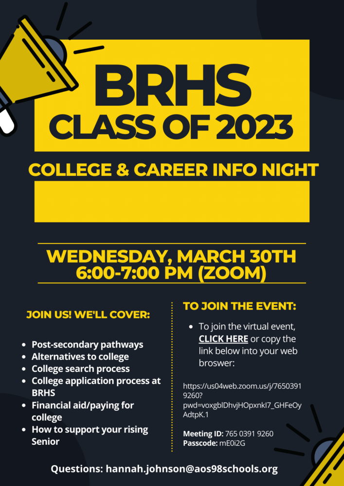 BRHS College and Career Information Night 