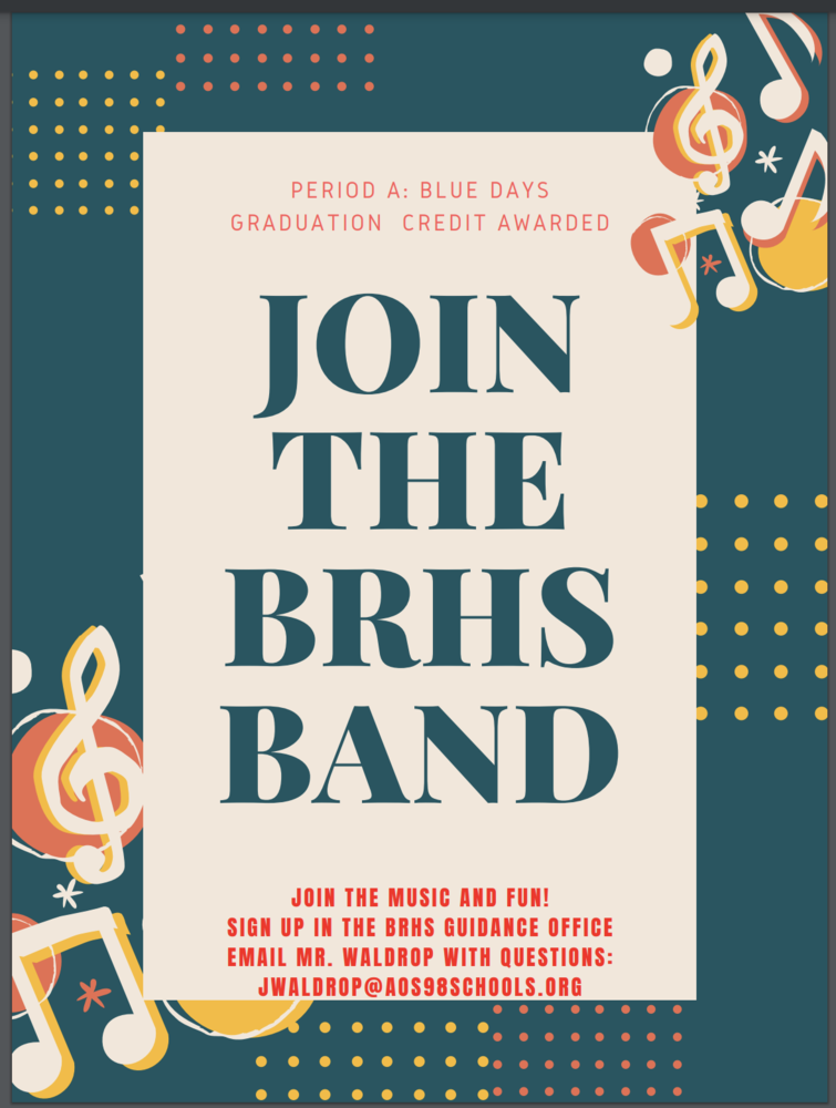 JOIN the BRHS BAND and JOIN the FUN!