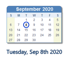 School Calendar * Updated